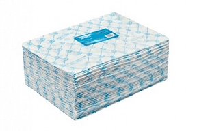 White Line, Полотенце большое 45*90, спанлейс, голубой, 50 шт 