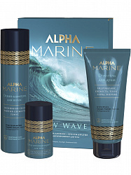 ESTEL PROFESSIONAL Набор ALPHA MARINE для мужчин New Wave 250+200+50 мл