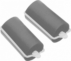 Бигуди резиновые серые d 28 мм x 70 мм (10 шт) DEWAL BEAUTY