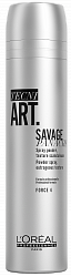Спрей сухой с пудровой текстурой Tecni.Art Savage Panache Pure без запаха, 250 мл.