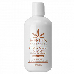 Гель для душа Имбирь и Ваниль Таити / Tahitian Vanilla & Ginger Herbal Body Wash