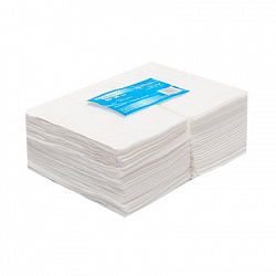 Салфетки 20*30 спанлейс белые 100шт пачка White Line