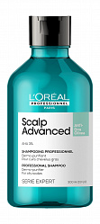 L'Oreal Professionnel Шампунь очищающий для волос склонных к жирности Scalp Advanced for oily scalps