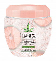 Скраб для тела Помело и Гималайская соль / Pink Pomelo & Himalayan Sea Salt Herbal Body Salt Scrub  198 g