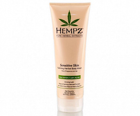 HEMPZ Гель для душа Чувствительная кожа овёс и ваниль / Sensitive Skin Calming Herbal Body Wash, 250 мл